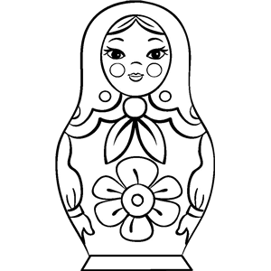 Matryoshka doll PNG-49494